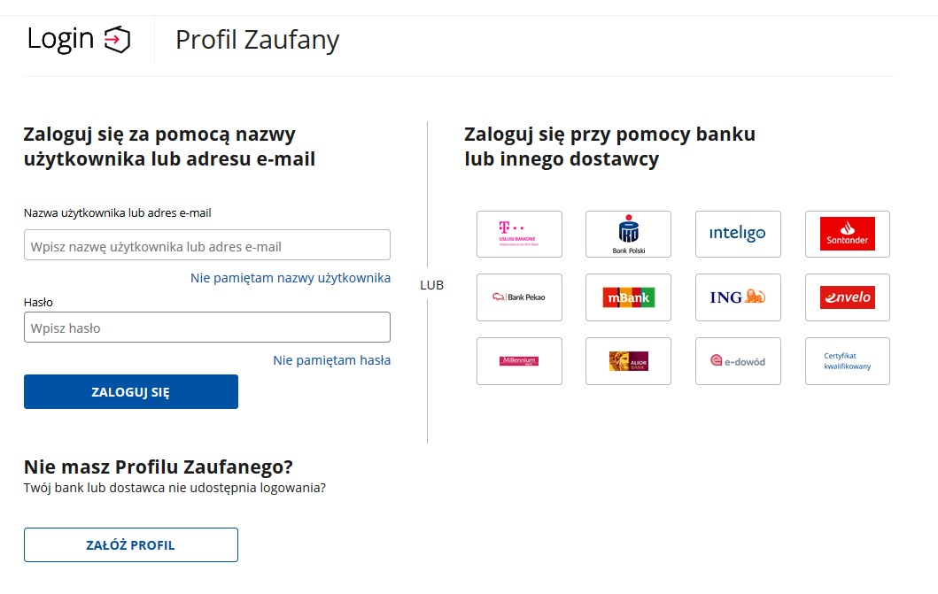 Podpis - profil zaufany