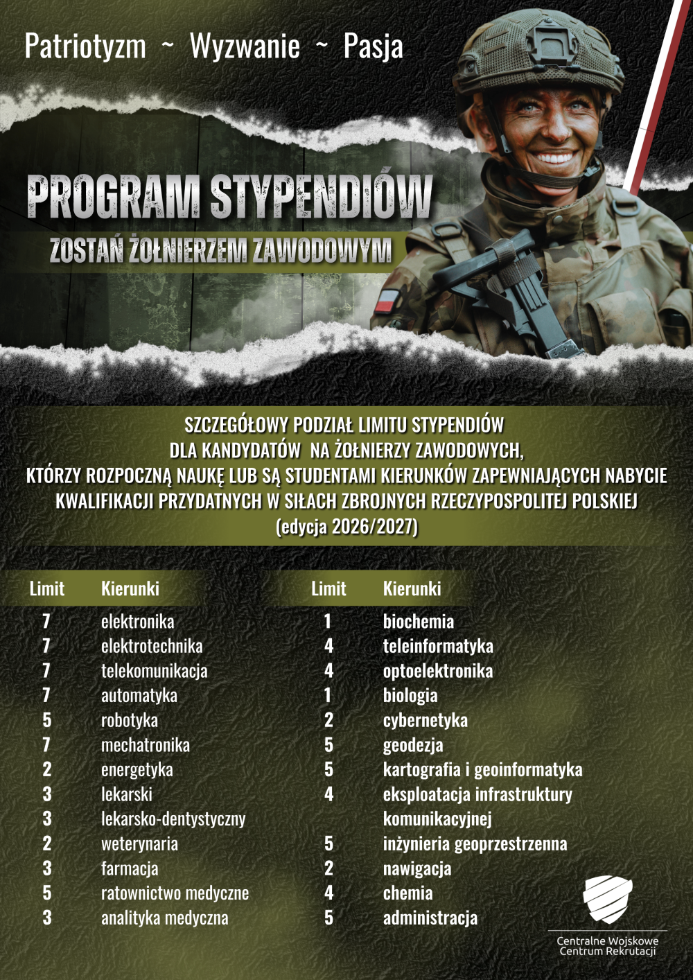 Program stypendiów - plakat